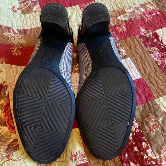 Naturalizer Shoes Plaid Patent Heels Haylee 7.5 - Picture 4 of 5